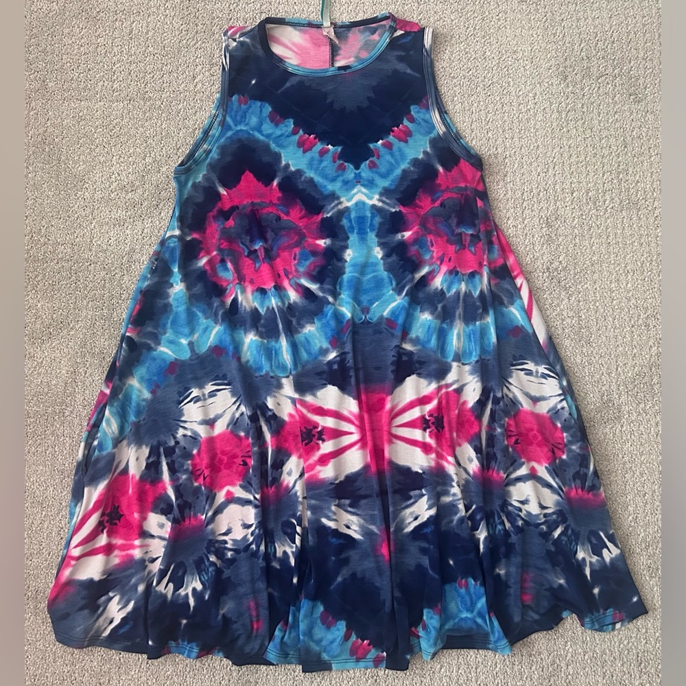 Bellamie‎ Boutique Women’s Small Sleeveless Tie Sundress W Pockets